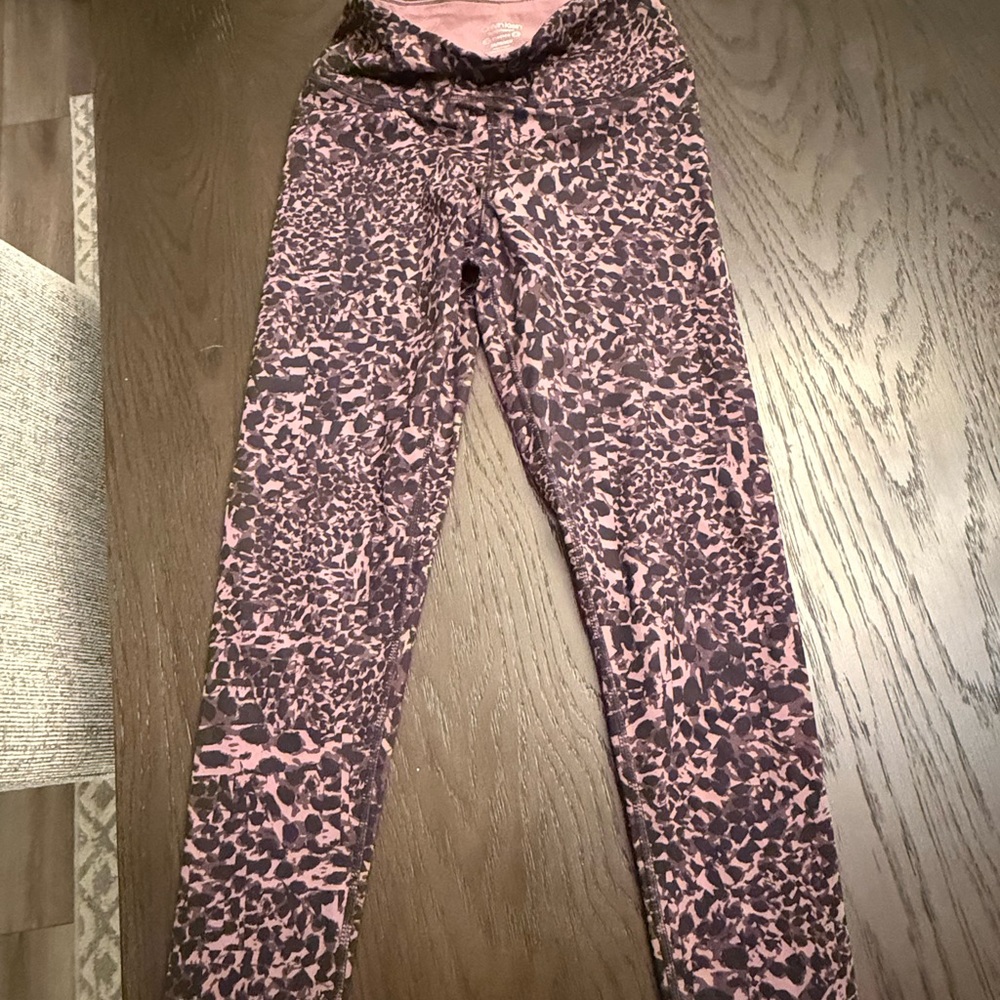 Calvin Klein Pink and Black Leggings